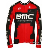 Discount BMC RACING TEAM 2012 Hincapie Radsport-Profi-Team Winter Fleece Long Sleeve Cycling Jersey Jacket Black
