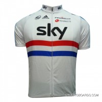 SKY 2012 UK Champion Cycling Jersey Short Sleeve Free Shipping