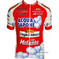 Super Deals Acqua & Sapone - Tour 2010 Giessegi Radsport-Profi-Team - Short Sleeve Jersey TJ-526-8298