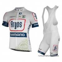 2013 Argos-Shimano 1T4I Short Sleeve Jersey + Bib Shorts Kit Tj-302-9029 New Release