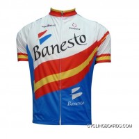 Banesto Team Short Sleeve Cycling Jersey TJ-126-4525 New Year Deals