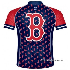New Style Mlb Boston Red Sox Cycling Jersey Short Sleeve Tj-315-4436