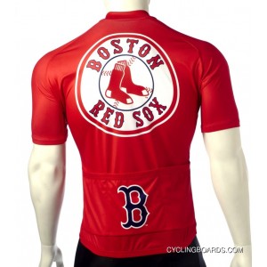 Discount MLB Boston Red Sox Cycling Jersey Short Sleeve TJ-034-8918