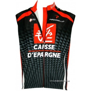 Best Caisse D&#039;Epargne 2010 Radsport-Profi-Team - Sleveless Jersey Vest TJ-429-7959