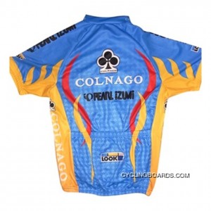 Coupon Team Colnago Blue Yellow Cycling Short Sleeve Jersey Tj-960-5264