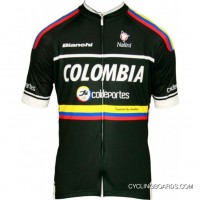 Free Shipping Colombia - Coldeportes 2012 - Radsport-Profi-Team Cycling Short Sleeve Jersey Tj-807-3167