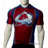 Colorado Avalanche Cycling Jersey Short Sleeve Tj-216-4158 New Year Deals