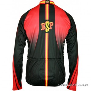 Best 2011 España Inverse Radsport-Profi-Team-Winter Fleece Long Sleeve Jersey Jacket Tj-423-9626