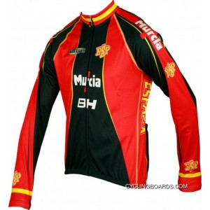Outlet 2012 España Murcia Inverse Radsport-Profi-Team-Long Sleeve Jersey Tj-622-3409