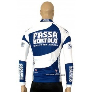 Outlet Fassa Bortolo 2005 Radsport - Winter Fleece Long Sleeve Jersey Jacket Tj-811-1589