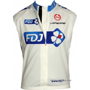 New Release FRANCAISE DES JEUX (FDJ) 2011 MOA Radsport-Profi-Team Sleeveless Jersey Vest TJ-475-8110