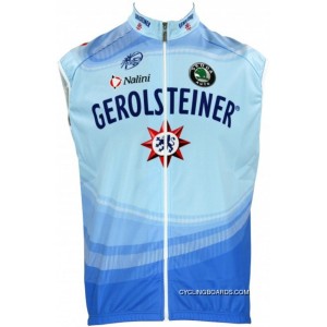 Super Deals Gerolsteiner 2008 Radsport-Profi-Team Sleeveless Jersey Vest TJ-577-9242