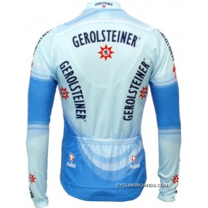 Outlet Gerolsteiner 2007 Radsport-Profi-Team-Winter Fleece Long Sleeve Jersey TJ-157-0207