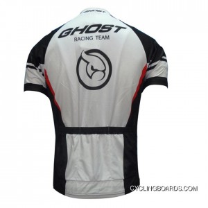 2011 GHOST Black And White Team Short Sleeve Cycling Jersey TJ-263-0988 For Sale
