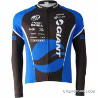 2010 Team Giant Cycling Winter Jacket In Blue Tj-279-3587 New Style