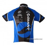 2010 Team Giant Cycling Short Sleeve Jersey In Blue Tj-630-3274 Super Deals