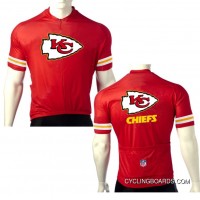 Nfl Kansas City Chiefs Cycling Short Sleeve Jersey Tj-097-3192 New Style