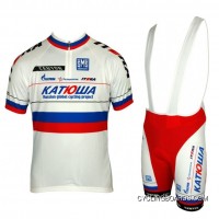 Latest Katusha Russian Champ 2012-2013 Professional Cycling Team - Cycling Strap Trousers Kit Tj-265-6397