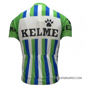Kelme Throwback Green Cycling Jersey Short Sleeve Tj-258-3189 New Style
