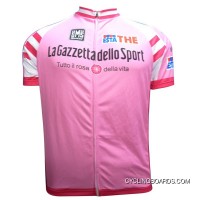 LAGAZZETTA DELLO SPORT Short Sleeve Cycling Jersey TJ-074-1633 Top Deals