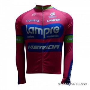 2013 Lampre Cycling Long Sleeve Jersey Tj-116-9967 Top Deals
