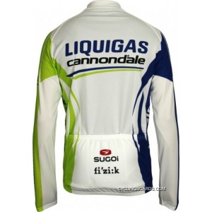 New Year Deals Liquigas Cannondale 2011 Sugoi Radsport-Profi-Team Winter Fleece Long Sleeve Jersey Tj-156-4719