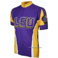 New Style LSU Louisiana State University Cycling Jersey TJ-301-7320