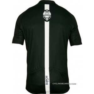 Bianchi Milano Short Sleeve Jersey E12Alben1 Black Tj-509-7490 For Sale
