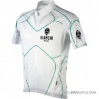 New Release Bianchi Milano Short Sleeve Jersey E11Alben White Tj-867-7159