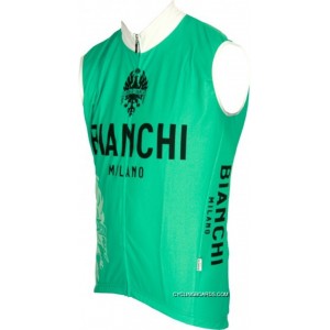 Bianchi Milano Sleeveless Jersey E12MORENO1 Celeste TJ-674-7672 Coupon