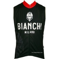Bianchi Milano Sleeveless Jersey E12Moreno1 Black Tj-234-4777 For Sale