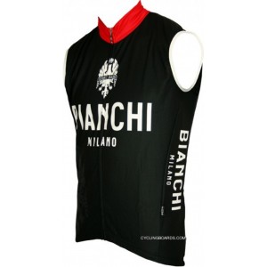 Bianchi Milano Sleeveless Jersey E12Moreno1 Black Tj-234-4777 For Sale
