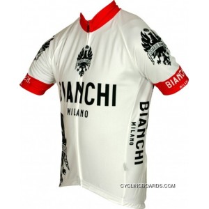 Super Deals Bianchi Milano Short Sleeve Jersey E12Edoardo1 White Tj-766-3378