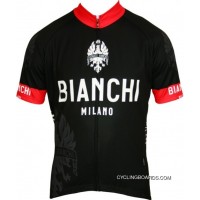 New Release Bianchi Milano Short Sleeve Jersey E12Edoardo1 Black Tj-345-5420