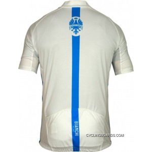 Bianchi Milano Short Sleeve Jersey E12Alben1 White Tj-691-1547 For Sale