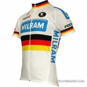 Milram German Champ 2010 Vermarc Professional Cycling Team - Cycling Jersey Short Sleeve TJ-482-7441 Top Deals
