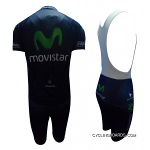 New Year Deals 2013 Movistar Professional Team Cycle Jersey Short Sleeve + Bib Shorts Kit Tj-837-2511