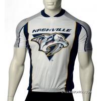 New Release Nashville Predators Cycling Jersey Short Sleeve Tj-041-3524