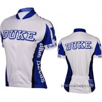 Coupon Duke University Blue Devils White Cycling Jersey TJ-373-5942