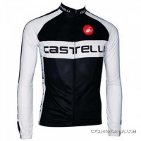 New Year Deals Castelli Black White Long Sleeve Jersey