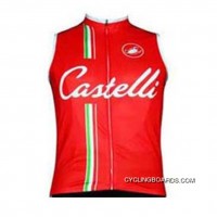 Castelli Red Sleeveless Jersey Vest Latest