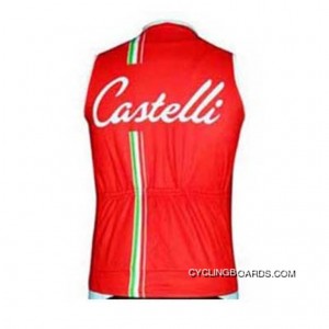 New Year Deals CASTELLI RED Windproof Vest