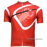 CASTELLI Red Short Sleeve Jersey Free Shipping
