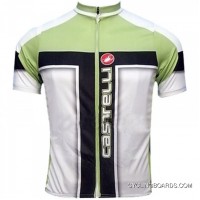 CASTELLI Green White Short Sleeve Jersey Online