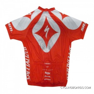 2011 SPECIAZLIZED RED WHITE SHORT SLEEVE CYCLING JERSEY Outlet