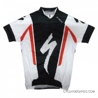 2011 SPECIAZLIZED BLACK WHITE SHORT SLEEVE CYCLING JERSEY Latest