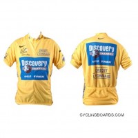 Top Deals 2005 Discovery Yellow Cycling Jersey Short Sleeve