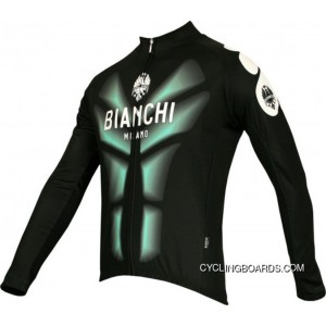New Year Deals Bianchi Milano Long Sleeves Jersey Malta Black