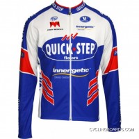 Quickstep 2011 Vermarc Radsport-Profi-Team Long Sleeve Jersey Jacket For Sale