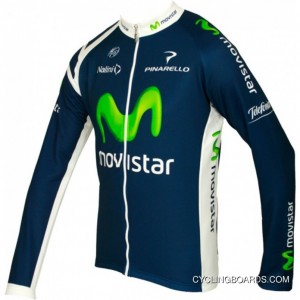 New Year Deals Movistar 2012 Radsport-Profi-Team Long Sleeve Jersey